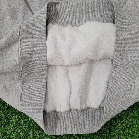 Champion Blank Sweatshirt XL 25x26 Gray Cropped Baggy Boxy - Picture 10 of 14